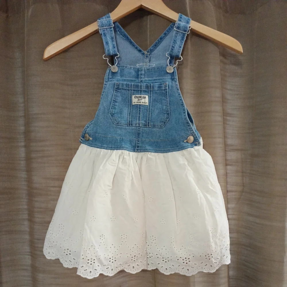Girls OshKosh B'Gosh Overalls Dress size 5T